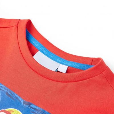 Kindershirt met korte mouwen 116 rood Kindershirt met korte mouwen 116 rood