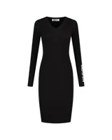 Malelions Slit Knit Jurk Dames Zwart - Maat M/L - Kleur: Zwart | Soccerfanshop - thumbnail