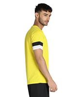 PUMA teamRISE Voetbalshirt Geel Zwart Wit - thumbnail
