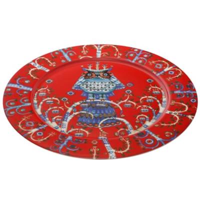 IITTALA - Taika Rood - Plat bord 27cm IITTALA - Taika Rood - Plat bord 27cm