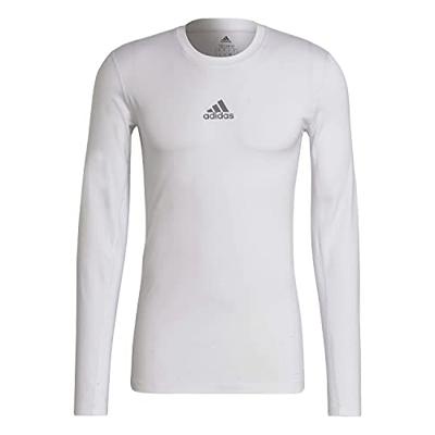 adidas TechFit Ondershirt Lange Mouwen Wit adidas TechFit Ondershirt Lange Mouwen Wit