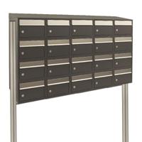 Stoer! Brickset 5-Breed, 4-Hoog Met Dak Op Statief Antraciet - 40215065_5x4ds - thumbnail