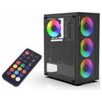 INCA EMG-15XN Midi-tower PC-behuizing Zwart - thumbnail