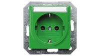 Siemens 5UB1537 Wandcontactdoos met randaarde Delta Groen Schakelmateriaal 1 stuk(s) - thumbnail
