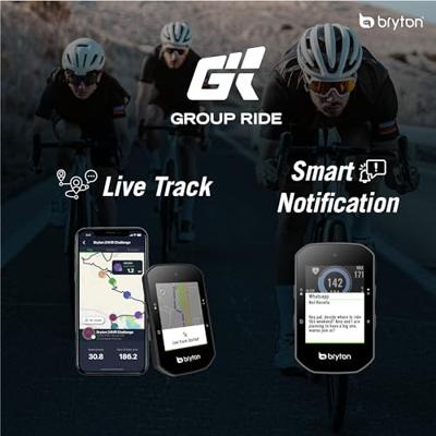 Bryton - rider s500 gps fietscomputer inclusief hartslagband en cadans sensor ant+ / bluetooth