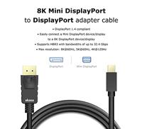 Akasa AK-CBDP22-20BK DisplayPort kabel 2 m Mini DisplayPort - thumbnail