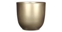 Tusca pot rond goud h20xd22,5 cm Mica Decorations - Mica decorations - thumbnail