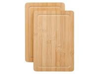 SILVERCREST Bamboe snijplanken of theedoos (Snijplanken 2 stuks) - thumbnail