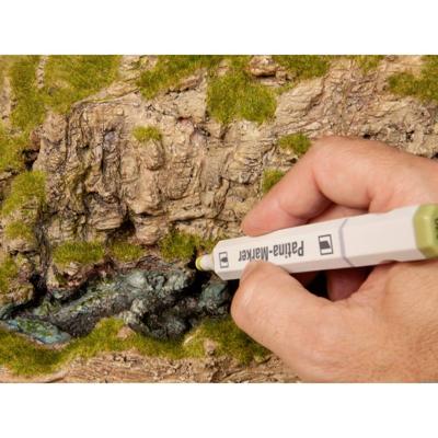 NOCH 0061159 Patina-Marker Grijs, Groen, Walnoot, Crème, Olijf-groen 6 stuk(s)