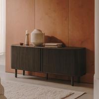 Kave Home Dressoir 'Mailen' Essenhout, 180cm, kleur Donkerbruin - thumbnail