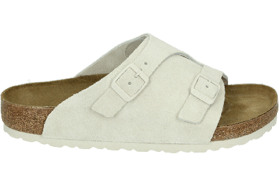 Birkenstock ZÜRICH SUEDE ANTIQUE WHITE - alle