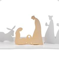 Alessi BARK for Christmas Sfeerlichtje Kerststal wit - thumbnail