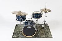 DRUMnBASE VP130-GRN Vintage Persian Green drum/stage mat 130 x 90 cm - thumbnail