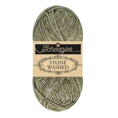 Scheepjes Stone Washed - 851 Chlorite Green - Haakgaren / Breigaren