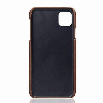 Casecentive Leren Wallet back case iPhone 12 / iPhone 12 Pro brown