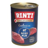 RINTI Singlefleisch Exclusive Horse - natvoer voor honden - 400g - thumbnail