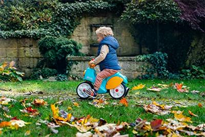 FALK - Strada peuterstep - stille wielen, directioneel stuur met claxon - Blauw en Geel FALK - Strada peuterstep - stille wielen, directioneel stuur met claxon - Blauw en Geel