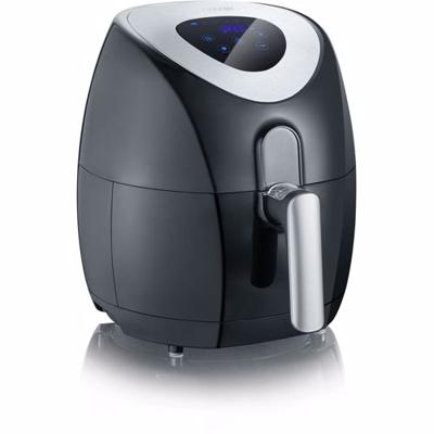 Severin FR 2430 friteuse Enkel 3,2 l Vrijstaand 1500 W Heteluchtfriteuse Zwart, Roestvrijstaal