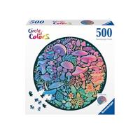 Ravensburger puzzel circle of colors mushrooms 500 stukjes - thumbnail