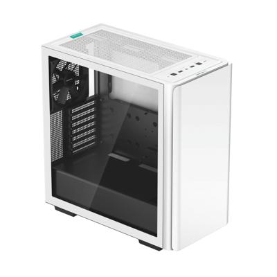 DeepCool ck500 midi tower behuizing (wit | 2x usb-a | 1x usb-c | tempered glass)