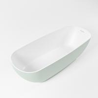 Vrijstaand Bad MONDIAZ ROCK 170x70cm Kleur Greey / Talc - thumbnail