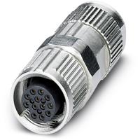 Phoenix Contact 1559631 Sensor/actuator connector, niet geassembleerd M12 Aantal polen (sensoren): 12 Bus, recht 1 stuk(s) - thumbnail