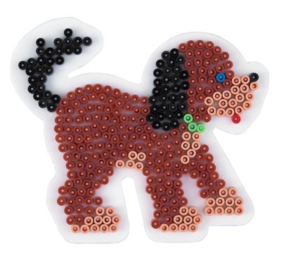 Hama strijkkralenbordje - hond