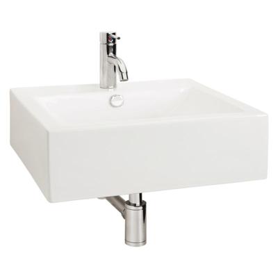 Fonteinset Differnz Rhea 52x40.5x15.5 cm Keramiek Met Kraan en Sifon Chroom Differnz