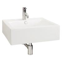 Fonteinset Differnz Rhea 52x40.5x15.5 cm Keramiek Met Kraan en Sifon Chroom Differnz - thumbnail