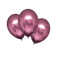 Chrome Ballonnen Flamingo Roze Luxe - 6 Stuks - thumbnail
