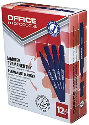 OFFICE products permanent marker 1-3 mm, rond, blauw