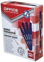 OFFICE products permanent marker 1-3 mm, rond, blauw - thumbnail