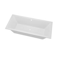 Zeza Square Ligbad - 190x90cm - acryl - glans wit SW1015081 - thumbnail