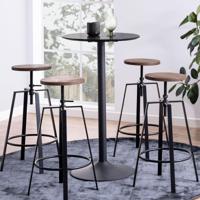 Bendt Ronde Bartafel 'Ina' 60cm, kleur Zwart - thumbnail