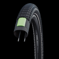 Schwalbe super moto-x 20x4.00 (100-406) fatbike reflex zwart - thumbnail