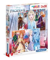 Clementoni puzzel disney frozen 2, 2x20st. - thumbnail