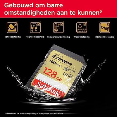 SanDisk Extreme 128GB SDXC UHS-I V30 - thumbnail