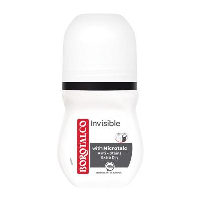 Borotalco Deodorant roller invisible 50 Milliliter Borotalco Deodorant roller invisible 50 Milliliter