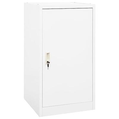 VidaXL Zadelkast 53x53x105 cm staal wit VidaXL Zadelkast 53x53x105 cm staal wit