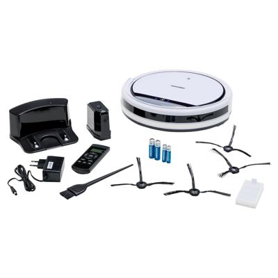 MEDION Robotstofzuiger MD 19511, Programmeerbaar, Navigatie systeem, Obstakel herkenning, tot 90 Min. bedrijfstijd