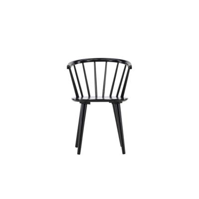 Nohr Eetkamerstoel 'Araseli' Rubberhout, kleur Zwart