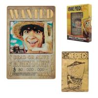 One Piece Ingot Luffy Wanted Poster Limited Edition - thumbnail