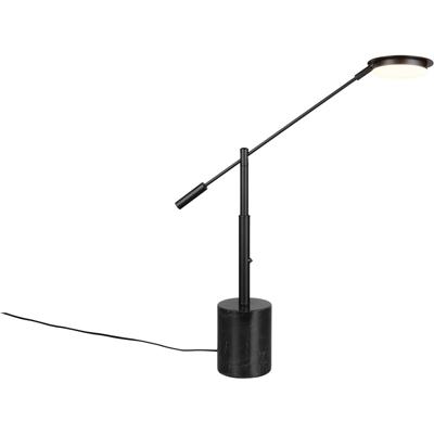 LED Tafellamp - Trio Select Fiore - 1 Lichtpunt van 10 Watt - Touchdimmer - Aanpasbare Lichtkleur - Geheugenfunctie - Draaibaar - Schakelaar - Mat Zwart - Metaal