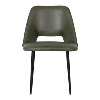 BePureHome Set van 2 - Fifties stoel olijfgroen BePureHome Set van 2 - Fifties stoel olijfgroen