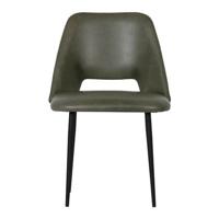 BePureHome Set van 2 - Fifties stoel olijfgroen - thumbnail