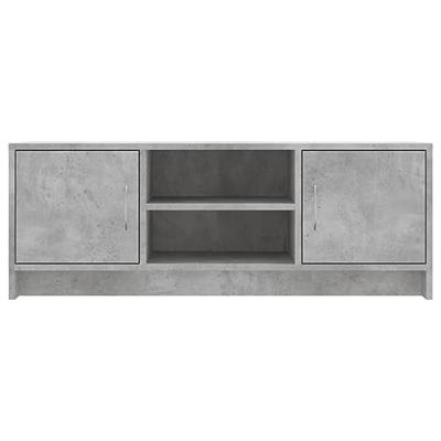 Tv-meubel 102x30x37,5 cm bewerkt hout betongrijs
