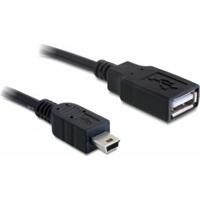 Delock 82905 USB 2.0 kabel Type-A female naar mini USB male 0,5 m - thumbnail