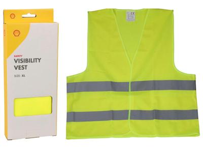 Shell veiligheidshesje reflecterend geel - XL Shell veiligheidshesje reflecterend geel - XL