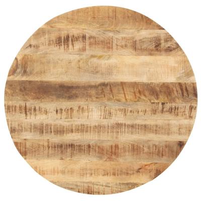 Tafelblad rond 25-27 mm 40 cm massief mangohout Tafelblad rond 25-27 mm 40 cm massief mangohout
