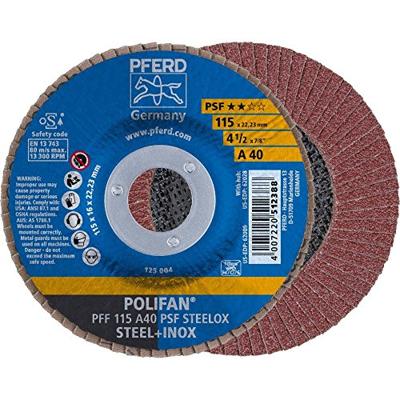 PFERD TOOLS 67644125 A Psf Steelox Lamellenschijf Diameter 125 mm Boordiameter 22.23 mm 10 stuk(s)